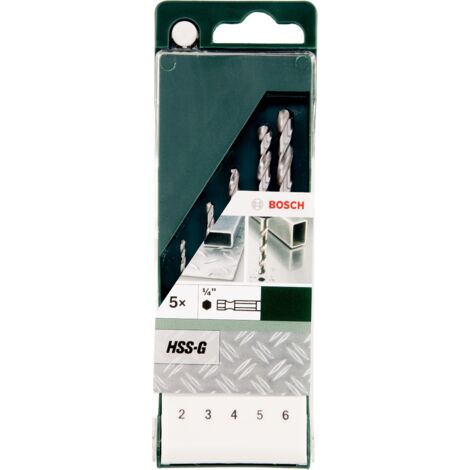 Broca HSS-hexagonal: Set 5 uds: DIY BOSCH 2609255127 (1/2)