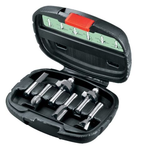 Set de 6 fresas con insercción de 8 mm BOSCH 2607019463