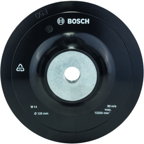 Plato lijador amoladora sistema sujeción 125 Ø 125  BOSCH 2609256257