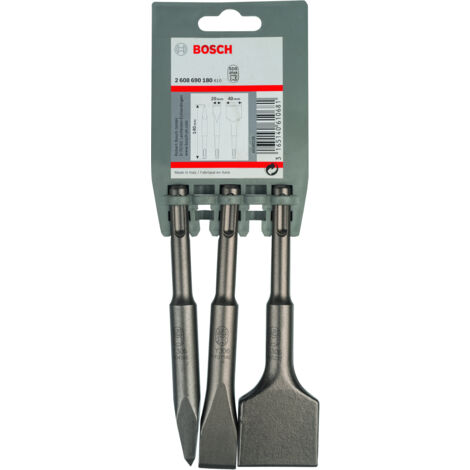 Set 3 cinceles estándar SDS Plus: 140mm  BOSCH 2608690180