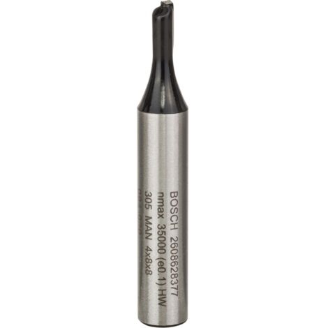 Fresa de ranurar 8 mm D1 4 mm L 8 mm G 51 mm BOSCH 2608628377