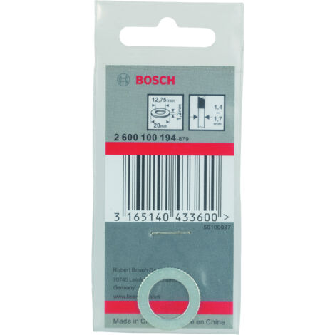 Anillo reductor hojas sierra circular 20 x 1275 x 12 mm  BOSCH 2600100194