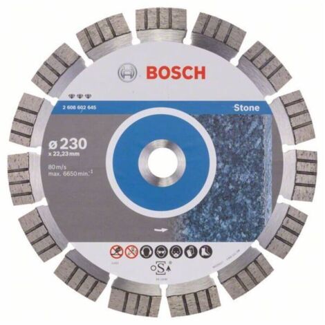Disco corte diamante Best Stone 230 x 2223 x 24 x 15 BOSCH 2608602645