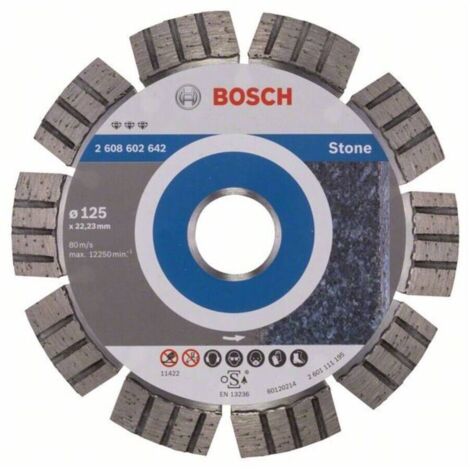 Disco corte diamante Best Stone 125 x 2223 x 22 x 12  BOSCH 2608602642