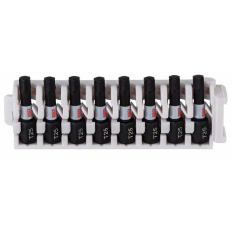 Puntas de inserción Impact Control 8 unidades (8xT25)  BOSCH 2608522381