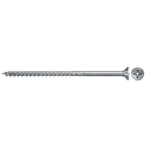 Tornillos PowerFast II FPF II CZP, 50x70 BC, cabeza avellanada, engarce PZ, rosca parcial, cincado, caja 30 Fischer 670427 (1/3)