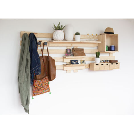 ASTIGARRAGA BTRN40.99 Estante De 40x12 De Madera De Pino Para Cuadros O