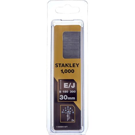 Grapas Stanley 1-SWKBN1187T Tipo J 30 mm 1000 piezas