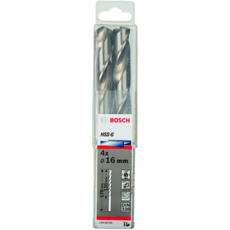 Broca para metal HSS-G DIN 338 (16 x 120 178 mm )  BOSCH 2608585595