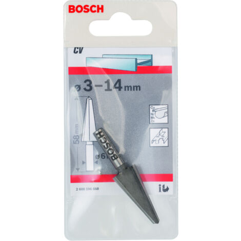 Broca para chapa cilíndrica 3-14 mm 58 mm 6 mm BOSCH 2608596668 (1/2)