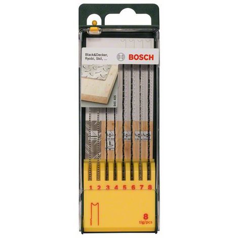 Bosch 2607010542 Juego de cuchillas de sierra de calar Robust Line  Madera/Metal 10 Pcs