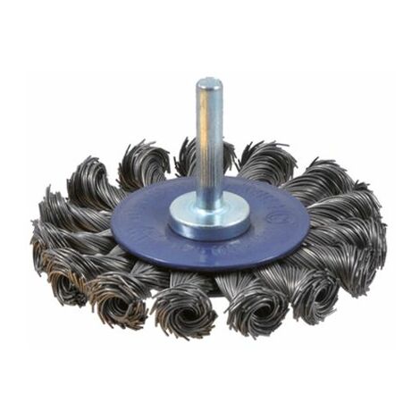 Cepillo circular acero de alambre trenzado con vástago de 6 m y filamento de Ø 0.35 mm (100x11 )  Osborn 4802611131