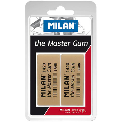 Blíster 2 gomas miga de pan Master Gum  Milan