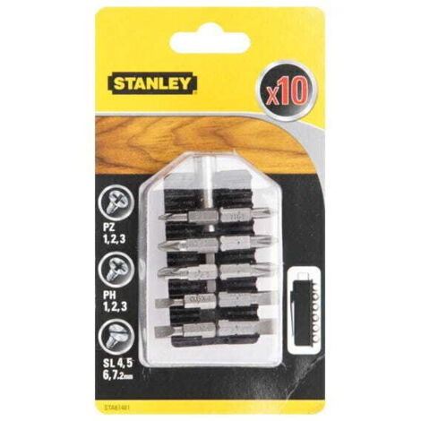 Stanley Accesorios - Juego de 100 piezas de brocas, puntas de