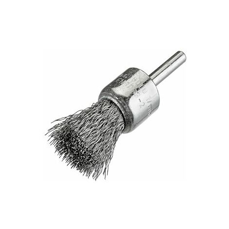 Cepillo pincel inox de alambre ondulado con vástago de 6 mm y filamento de Ø 0.30 mm (30x50)  Osborn 8408509364