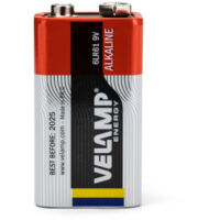 Pila alcalina de 9V 6LR61 VELAMP
