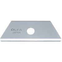 OLFA RSKB-2/5B PACK DE 5 CUCHILLAS TRAPEZOIDAL 50X17,5X0,6 MM PLATEADAS