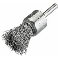 Cepillo pincel inox de alambre ondulado con vástago de 6 mm y filamento de Ø 030 mm (25x50) Osborn 8218509363