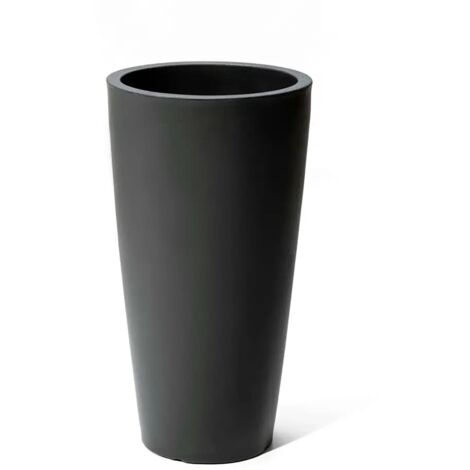 Step2 Tremont Pflanzkübel Groß Onyx Schwarz Blumentopf / Blumenkübel
