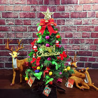 Alberi di Natale 60 cm, Ornamenti di abete artificiale ， Albero di Natale in PVC