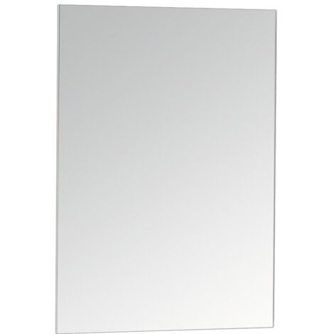 Ecolands – Miroir mural 70x105cm – Panneau de support 16mm – Conception avec rainurages pour encastrement câblage – Élégant et moderne