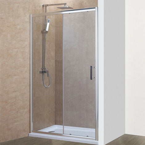 Porte de douche 120 cm coulissante NERINA