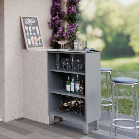 Meuble bar complet en inox K19 pour cuisine d'extérieur - 65 cm