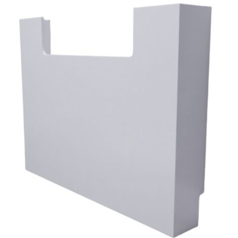 Cuisibane – Cache-tuyaux mural 90 cm en MDF laqué blanc – Dimensions L 90 x H 70 x l 11,6 cm – Compatible avec vasque suspendue LEA (1/3)