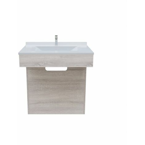 Meuble simple vasque PMR ALTEA 70 cm - Cambrian oak
