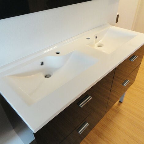 Plan double vasque design 120 cm RESILOGE