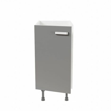 Meuble sous évier - 40 cm - Gris