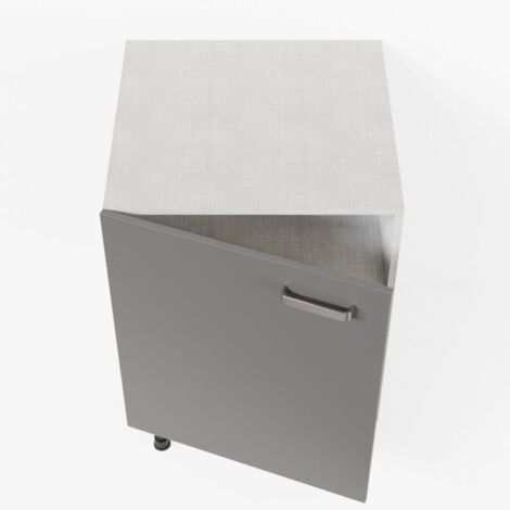 Meuble de cuisine bas - 60 cm - Gris