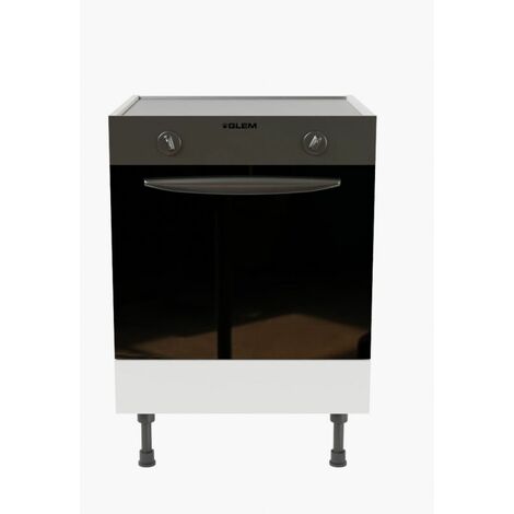 Meuble bas four - 60 cm - Blanc