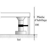 Plinthe en HPL pour receveur de douche RESIPLINTHE - 100x10