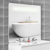 Miroir lumineux ELEGANCE 124x105 cm - avec interrupteur sensitif