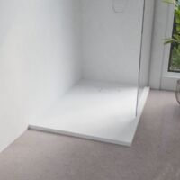 Receveur de douche 120x80 cm extra plat - SAPHIR- Blanc