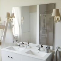 Miroir de salle de bain REFLET - 120 cm x 105 cm