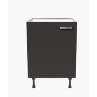 Meuble sous évier - 60 cm - Noir