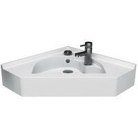 Vasque d'angle suspendue RESIANGLE- 50x50cm