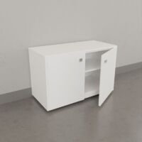 Meuble sur roulette EPURE - 80 cm blanc