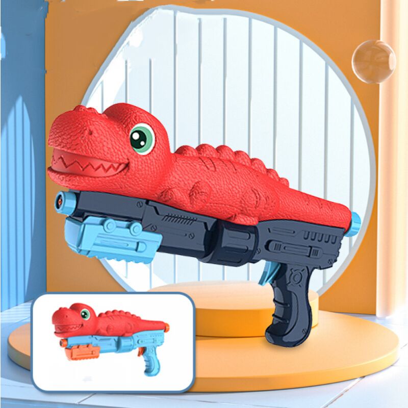 Juguetes de pistola de agua, pistola de agua de juguete pequeña, juguetes de agua Blaster, pistolas de agua con forma de dinosaurio de dibujos animados - pistola de agua de dinosaurio