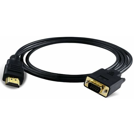 Oclusión Facultad exposición Cable adaptador de HDMI a VGA Adaptador de VGA a HDMI D-SUB a monitor HDMI