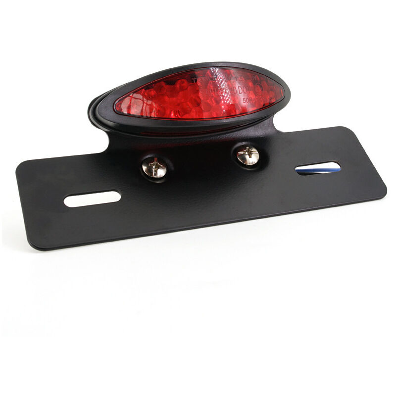 Luz trasera de motocicleta, luz trasera, luz de matrícula, luz trasera LED roja