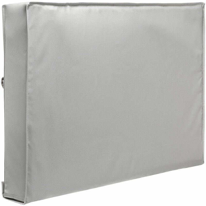 Funda protectora para TV de exterior, pantallas de patio y jardín y televisores - Impermeable y resistente - 40-42 pulgadas - Gris