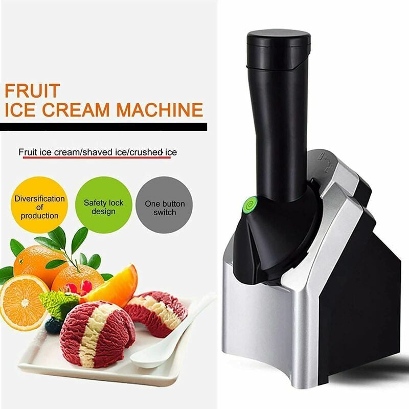 Máquina eléctrica de sorbete de fruta para hacer helados para hacer postres de helado vegano