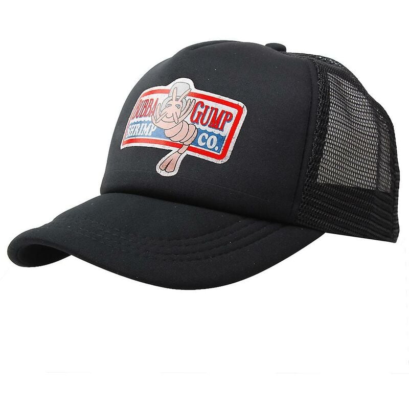 Gorra de béisbol de verano Gorra de hip hop Snapback Hombres Mujeres Transpirable al aire libre Papá Pescador Camionero Sombrero Sovie Forrest Forrest Gump black1 thsinde