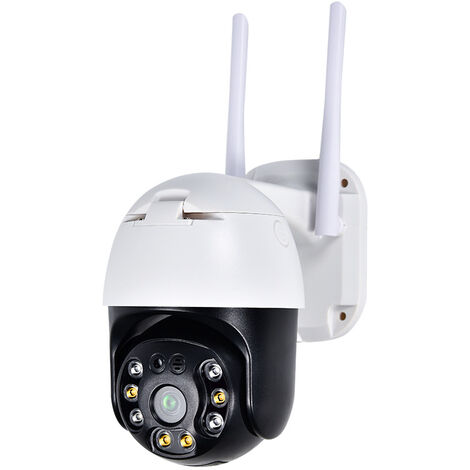 Cámara de vigilancia WiFi para exteriores Cámara HD IP 2560X1920P Detección humana Seguimiento automático Audio bidireccional motorizado Impermeable IP66 Visión nocturna en ranura de color