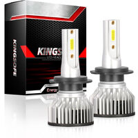 Ampoule H1 LED,  6000K Phares pour Voiture et Moto, Ampoules Auto de Rechange pour Lampes Halogènes et Kit Xenon, 2 Ampoules