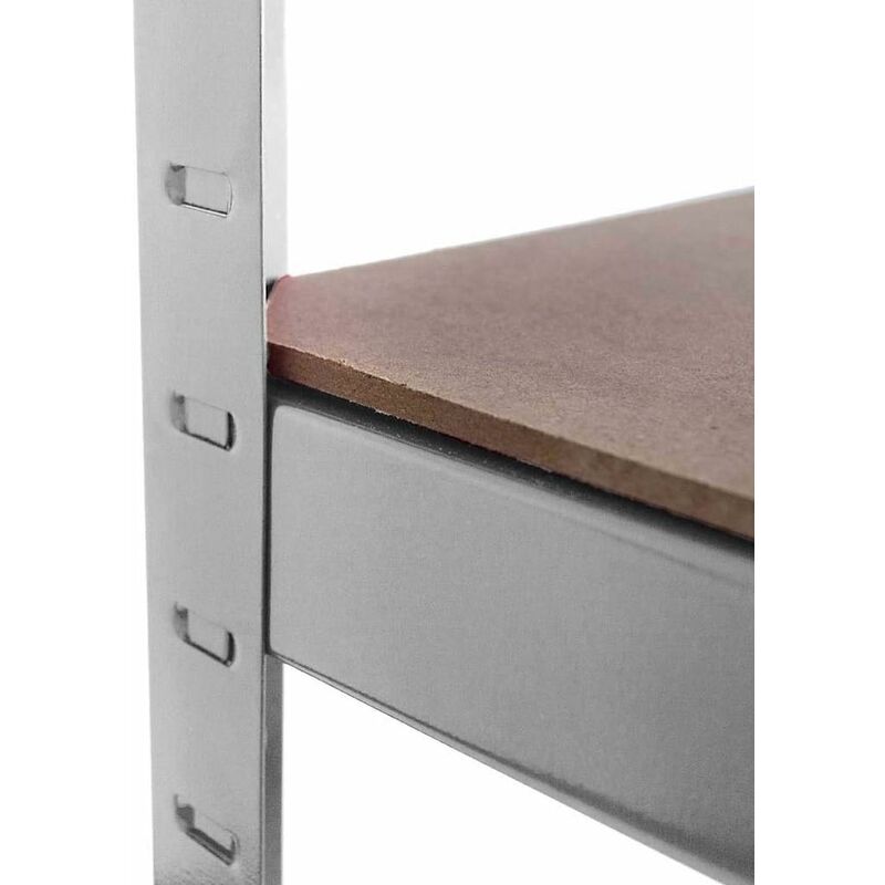 Prilinex Storage Shelves Garage Shelving Unit 5 Tier Metal Heavy Duty Adjustable Shelf Rack For Warehouse Pantry Closet, 36"W X 16"D X 71"H - View #7