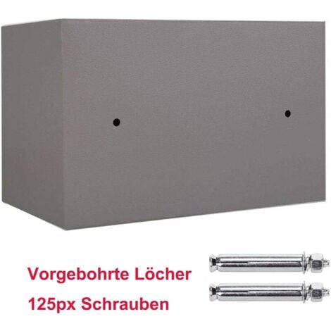 Large 8.5 Litre (31cm x 20cm x 20cm) Electronic Safe, Cash Box, Home Safe, Lock Box, Digital Safe, Money Safe Box, Steel Security Box, For Office or Home Use, Wall or Floor Mounted